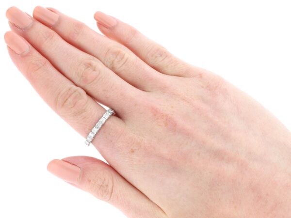wearing 1.4 Carat Diamond Eternity Ring