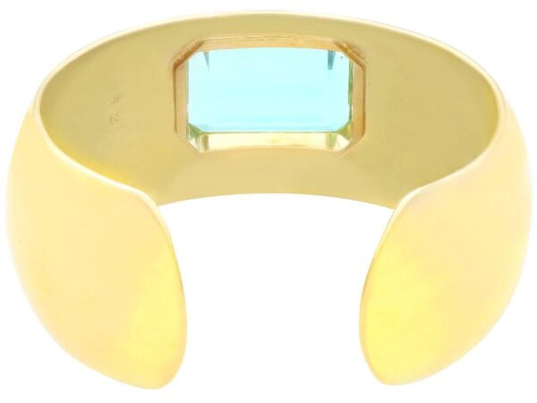 Yellow Gold Cuff Reverse View