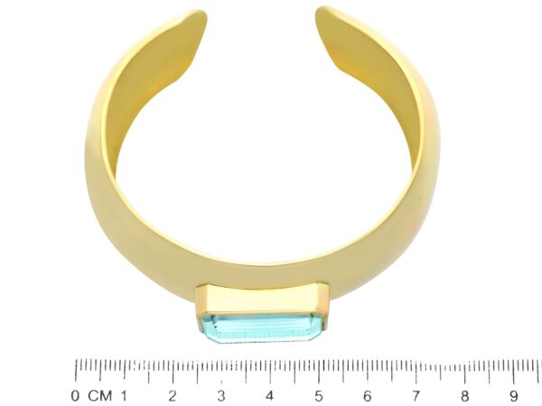 Bracelet Measurement Aquamarine Yellow Gold