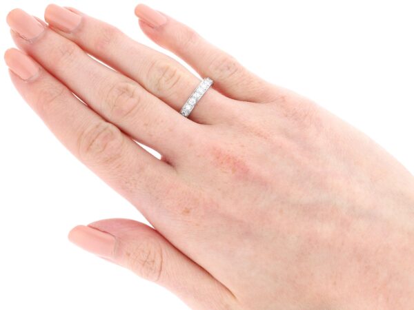 wearing Eternity Ring with 24 Diamonds
