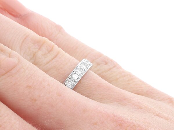 Eternity Ring with 24 Diamonds on hand