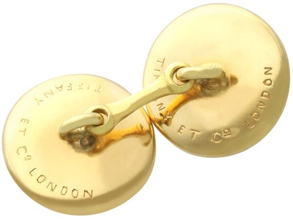 Tiffany and Co Pearl Cufflinks Signed