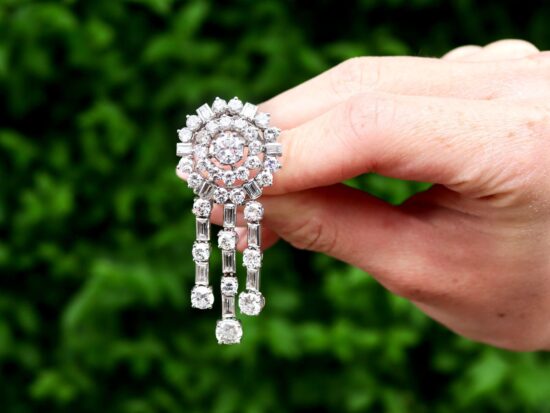Vintage Diamond Earrings Outside