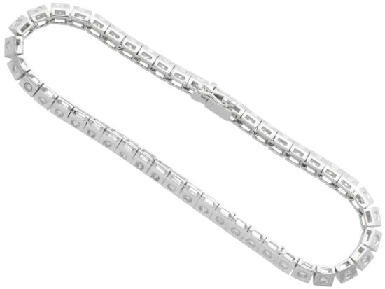 18ct White Gold Diamond Bracelet