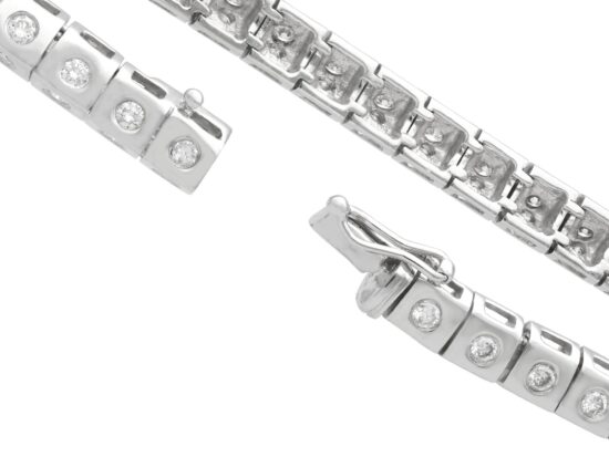 Diamond Bracelet Clasp Open