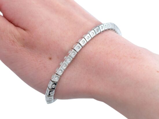 Vintage Diamond Bracelet Wrist View