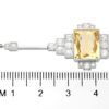 Citrine Pendant Measurement Reference Image