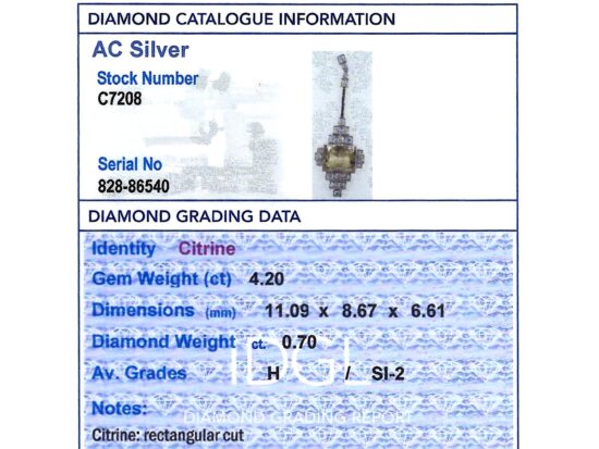 Independent Gemstone Grading Card Image