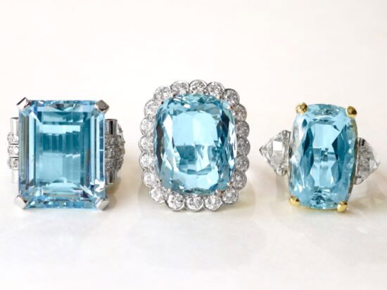 aquamarine rings