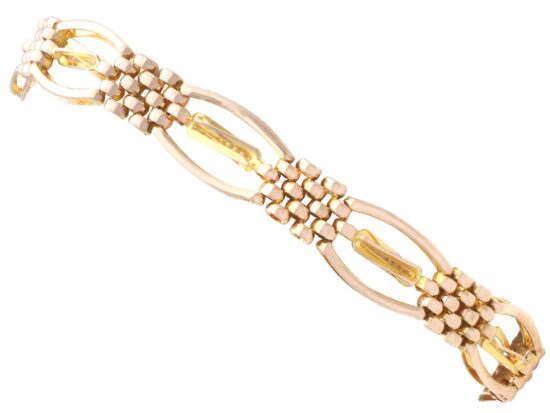 Antique Gold Gate Bracelet