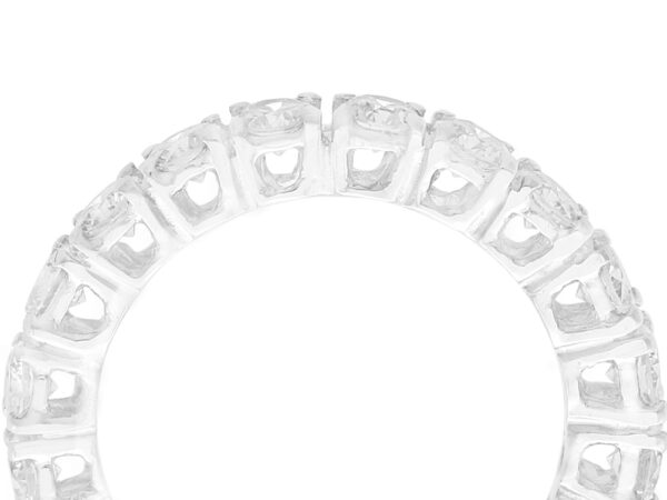 Full Diamond Eternity Ring White Gold