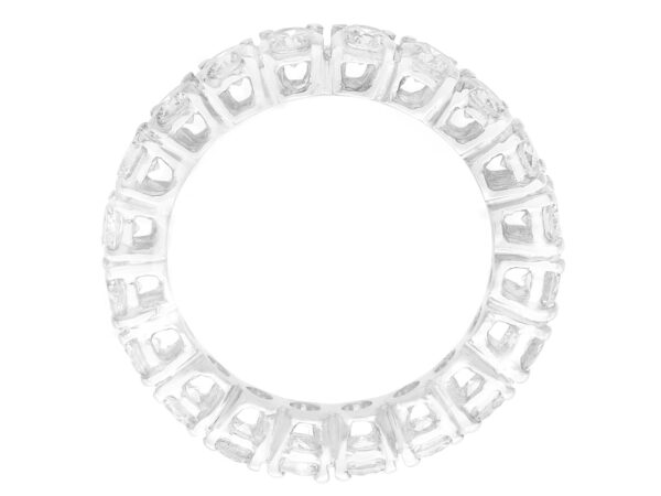 Full Diamond Eternity Ring White Gold
