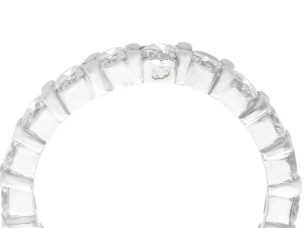 Vintage Diamond Claw Set Full Eternity Ring hallmark