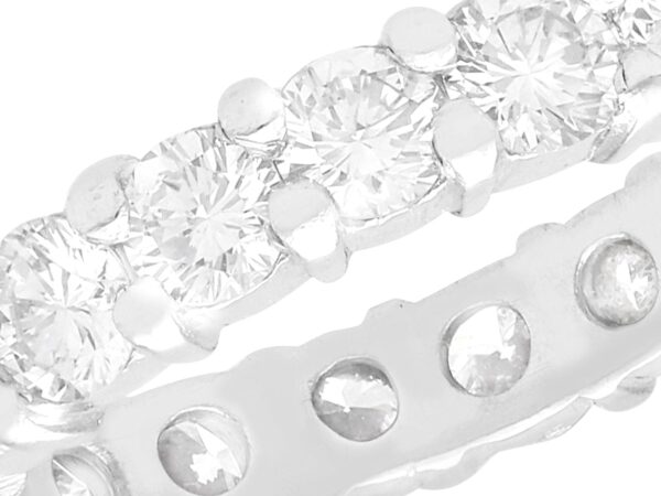 Vintage Diamond Claw Set Full Eternity Ring