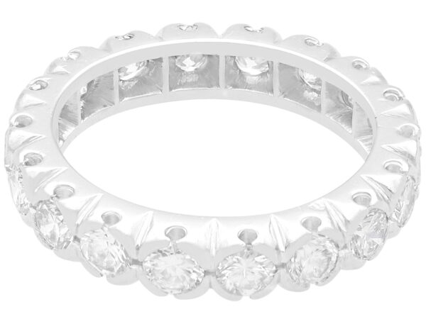 vintage Size L Diamond Eternity Ring