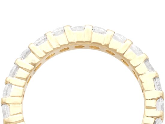 Diamond Eternity Ring Size H 1/2 close up