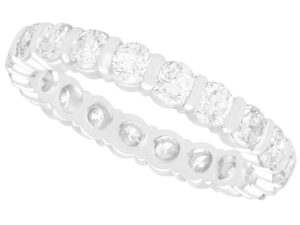 Vintage Eternity Ring Size O 1/2