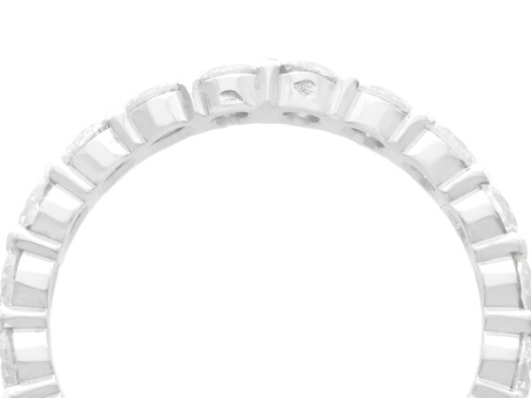Vintage Eternity Ring Size O 1/2 hallmarks