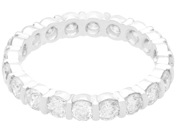 Vintage Eternity Ring Size O 1/2