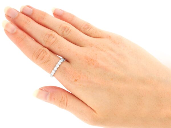 Vintage Eternity Ring Size O 1/2 wearing