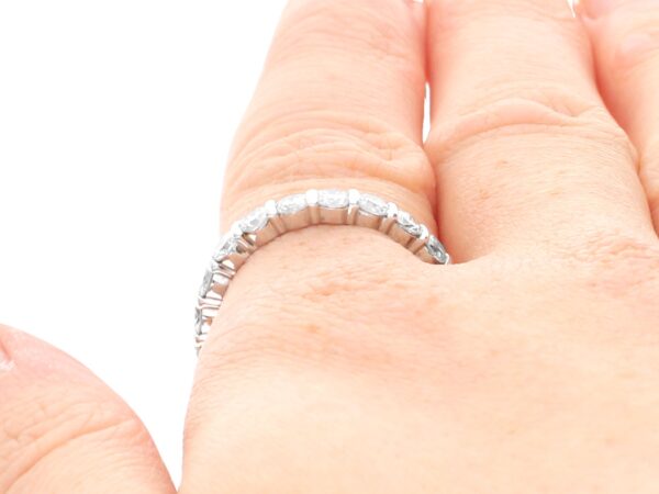 Vintage Eternity Ring Size O 1/2 on finger