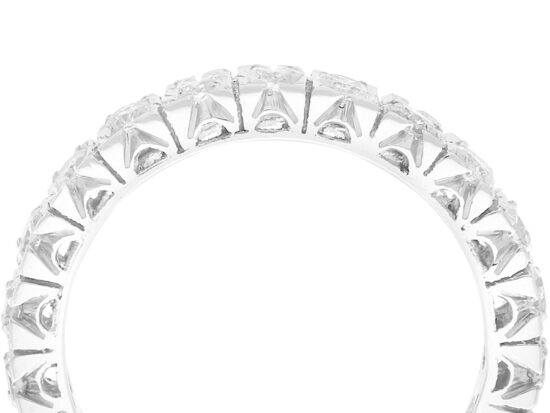platinum and palladium Diamond Eternity Ring Size N