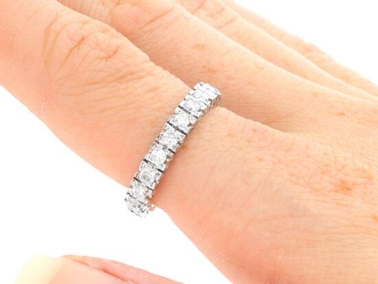 Diamond Eternity Ring Size N on hand