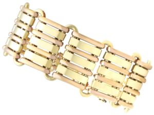 Antique Rose Yellow Gold Bracelet