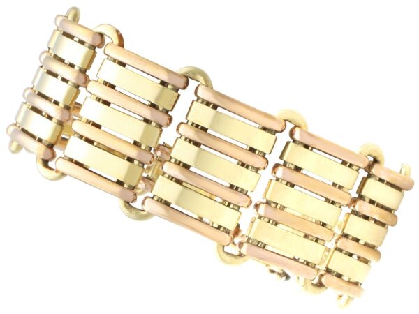 Antique Rose Yellow Gold Bracelet