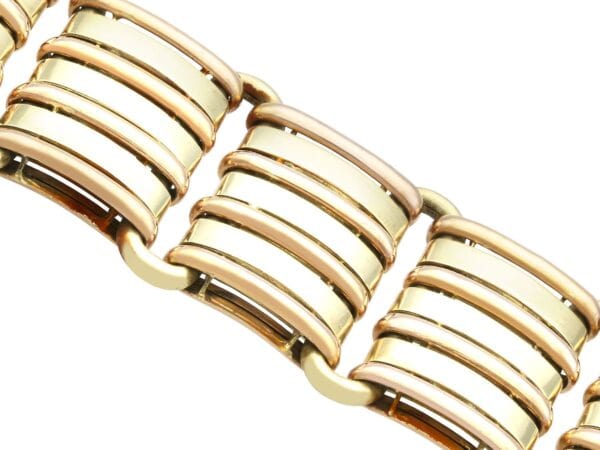 Two Tone Gold Link Detail