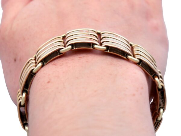 Art Deco Style Bracelet Worn