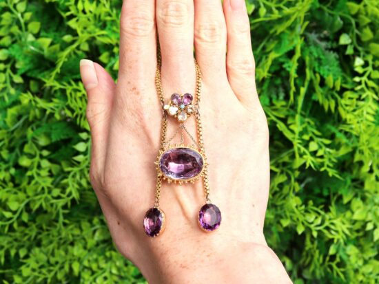Victorian Amethyst Necklace Product Detail