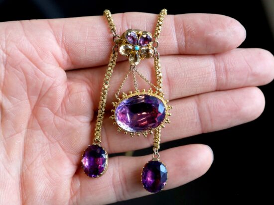 amethyst necklace