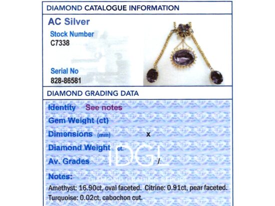 Independent Gemstone Grading Card Image