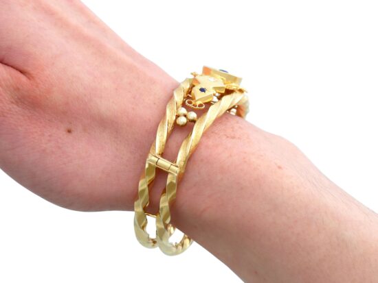 Antique Yellow Gold Wrist View
