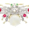 Antique Bug Brooch with Gems