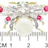 Antique Bug Brooch with Gems size