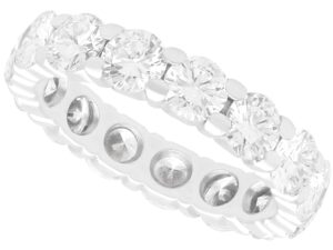 white gold eternity ring for women
