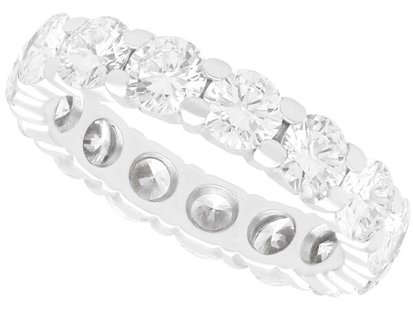 white gold eternity ring for women