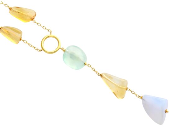 Vintage Gold Necklace Product Shot