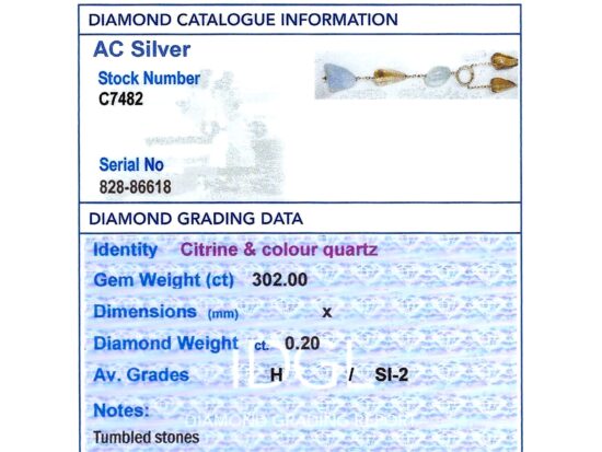 IDGL Diamond Gemstone Report Card