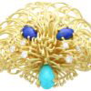 Vintage Lapis Lazuli Brooch