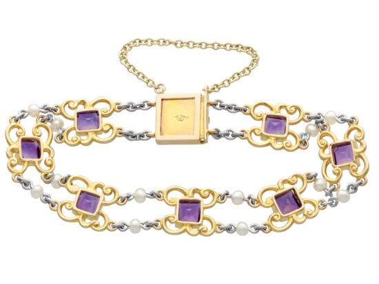 Edwardian Bracelet Clasp Detail
