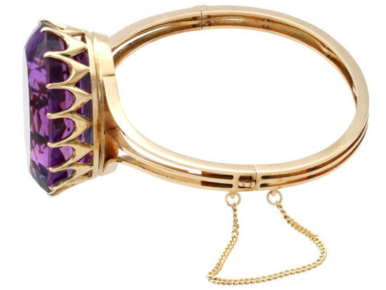 Victorian Gold Bangle Side View