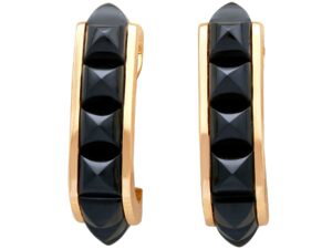 Black Onyx Earrings Rodney Rayner