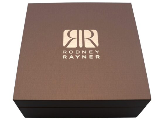 Black Onyx Earrings Rodney Rayner box