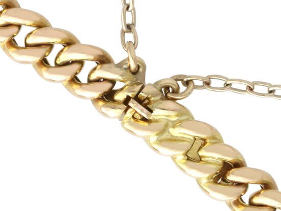 Antique Bracelet Safety Chain Detail