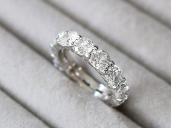 white gold full eternity ring in store