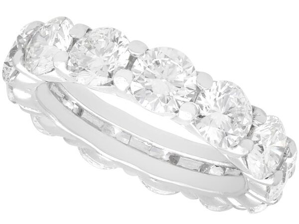 diamond white gold eternity ring
