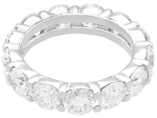 10ct white gold eternity ring vintage